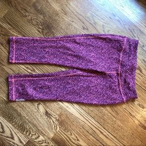 Rebook cropped yoga pant leggings